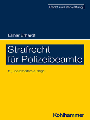 cover image of Strafrecht für Polizeibeamte